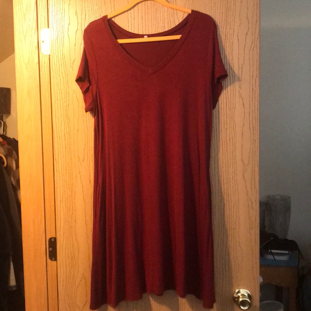 T-shirt dress with pockets